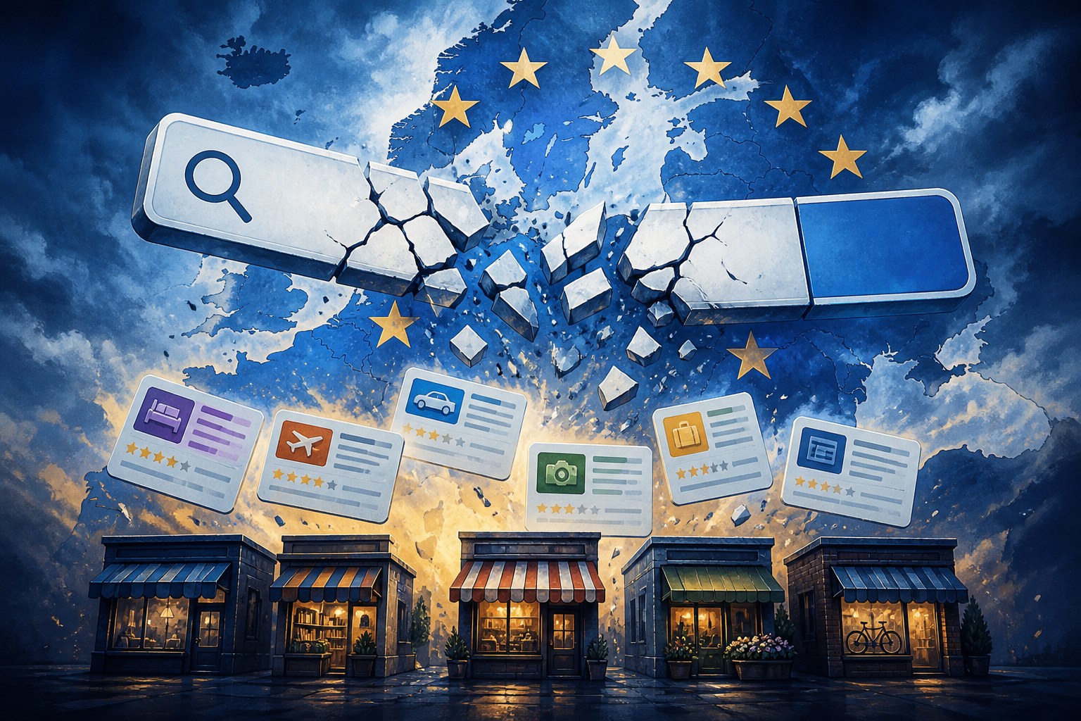 GOOGLE GUTS ITS OWN EUROPE SEARCH TO DODGE THE DMA HAMMER! | Biggest quality cut in 29 years, comparison sites win the top slots, and local businesses get the bill