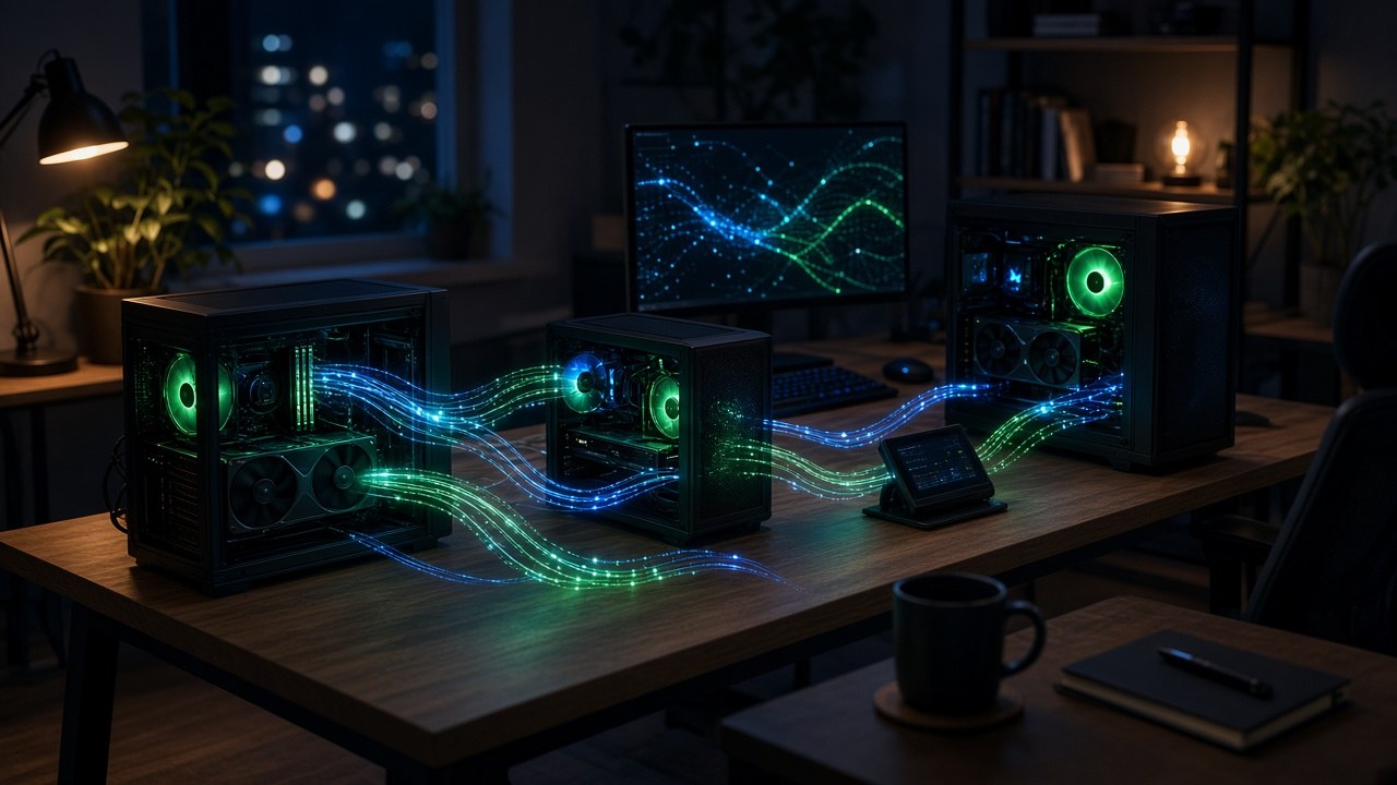 NVIDIA PAIR TURNS YOUR HOME LAB INTO AN AI SWARM! | Personal AI Router spreads agent jobs across every GPU on the LAN