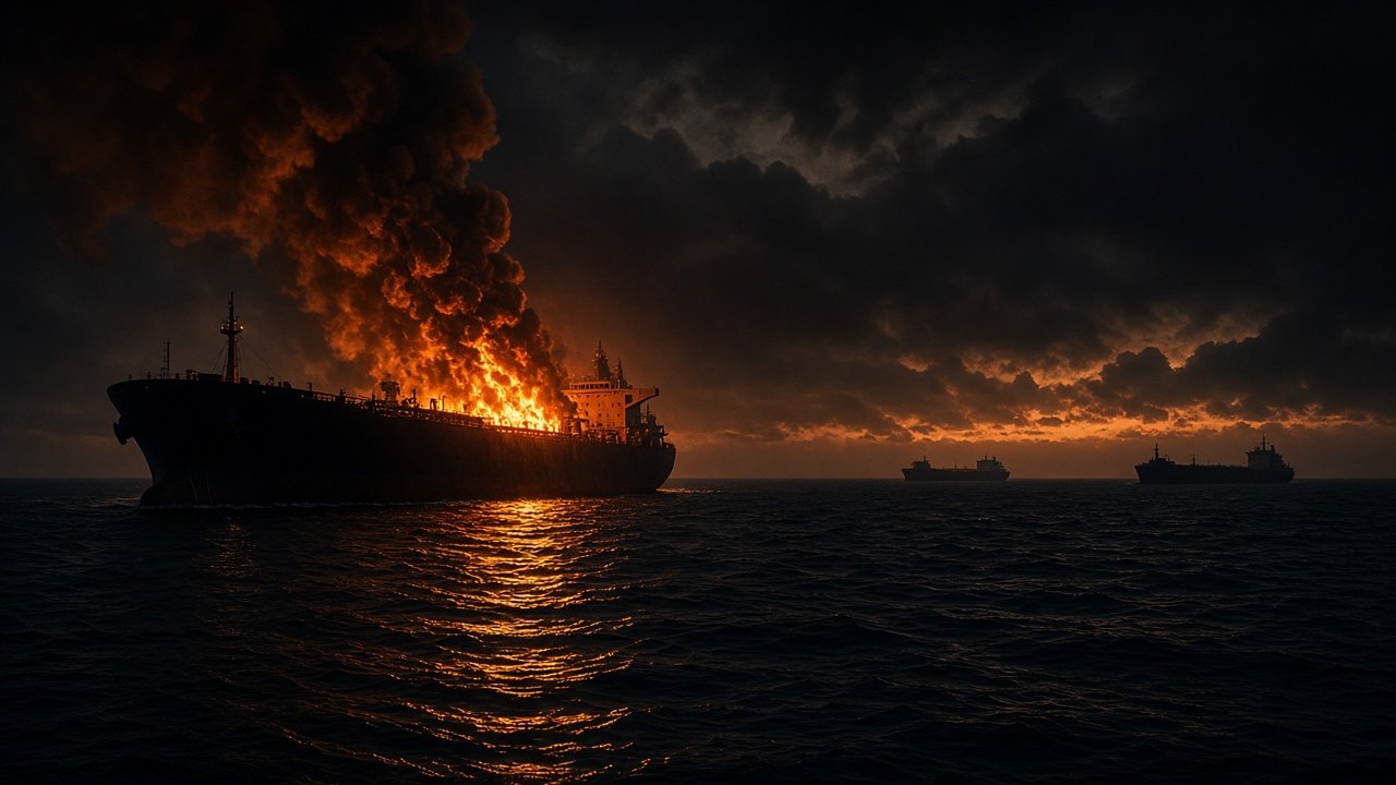 OIL BLASTS PAST $100 AS IRAN AND THE U.S. TORCH EACH OTHER’S TANKERS! | Biggest shipping shootout of the six-month war — Brent cracks the century mark while Hormuz stays a kill zone