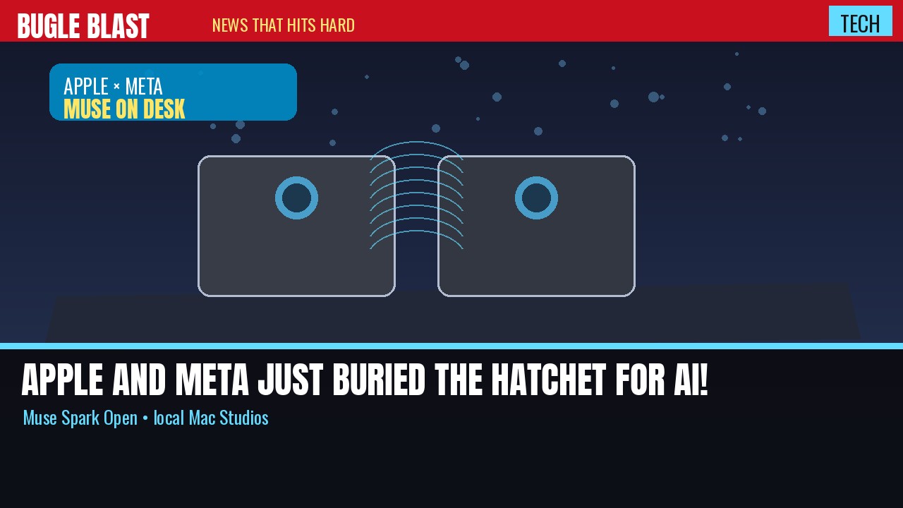 APPLE AND META JUST BURIED THE HATCHET FOR AI! | Muse Spark Open runs on stacked Mac Studios — locally, not in the cloud