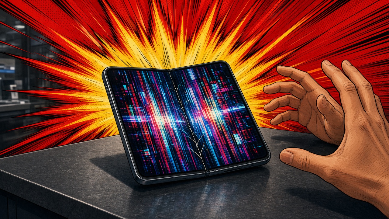APPLE’S $2,668 FOLDING IPHONE IS ALREADY SHOWING CRACKS! | Days after launch, owners post lines across the inner screen, Apple promises swaps, and 28 more markets get it Friday