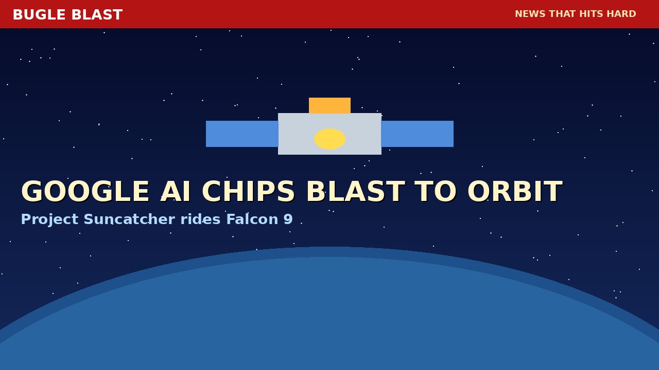 SPACEX BLASTS GOOGLE AI CHIPS INTO ORBIT! | Project Suncatcher pathfinder rides Transporter-18 — space data centers next?