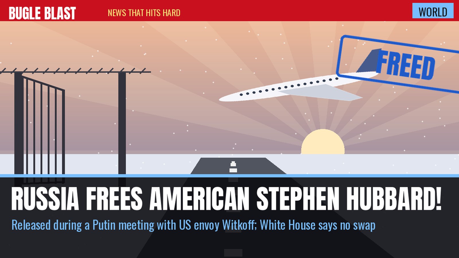 RUSSIA FREES 74-YEAR-OLD AMERICAN STEPHEN HUBBARD! | Putin dropped the news mid-meeting with Trump’s envoy, and the White House says no swap was needed