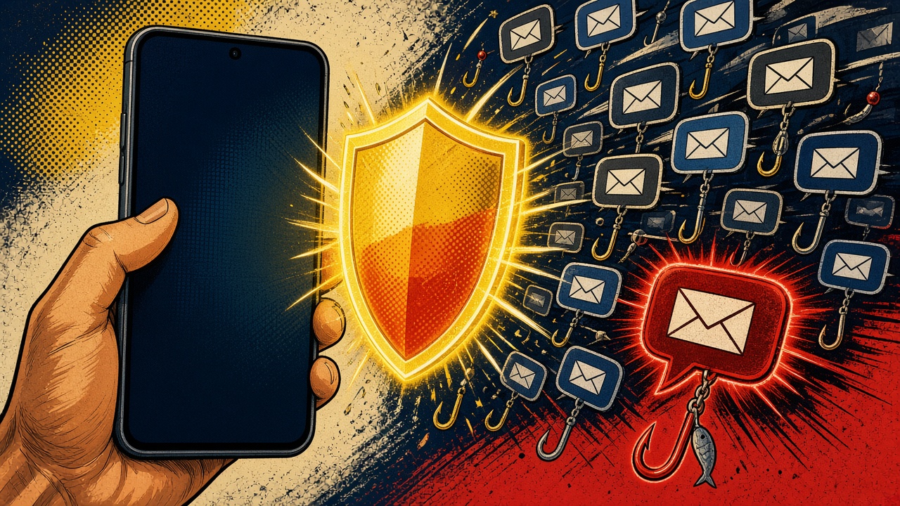 GOOGLE MESSAGES JUST GOT A SCAM-TEXT SHIELD, AND YOU HAVE TO FLIP IT ON YOURSELF! | Enhanced Protection sends sketchy chats to Google’s cloud AI and checks brand-new links before you tap. Here’s where the switch is