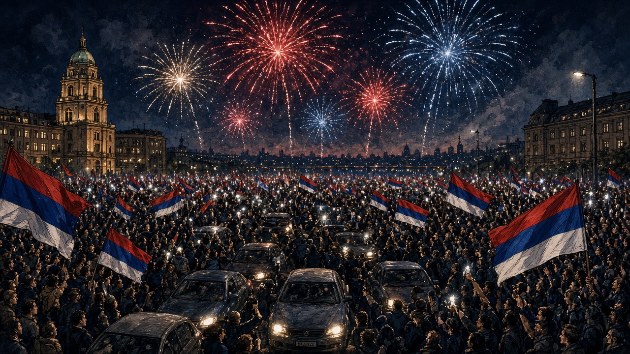 STUDENTS JUST TOPPLED SERBIA’S STRONGMAN AT THE BALLOT BOX! | Twelve years of Vučić ended in one night, and it started with a station canopy that killed 16 people