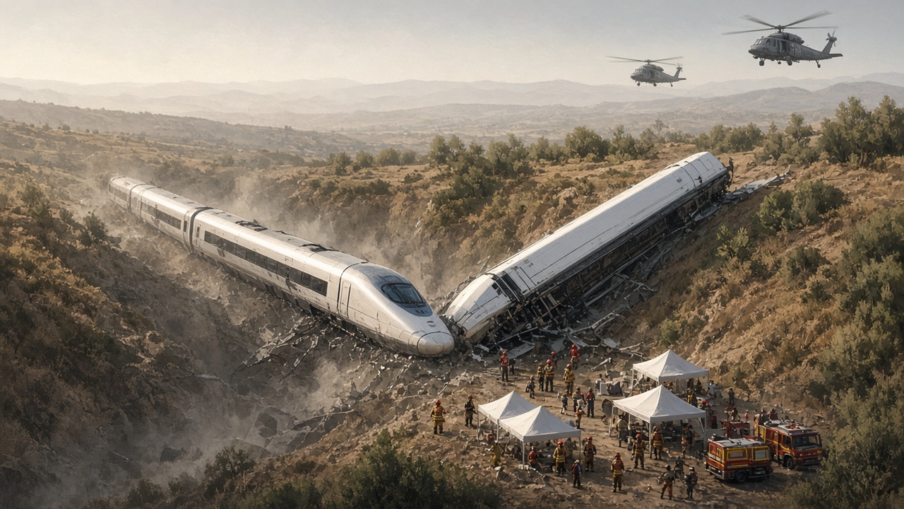 TWO HIGH-SPEED TRAINS JUST COLLIDED SOUTH OF MADRID, AT LEAST 30 DEAD! | A Renfe train reportedly rear-ended a stopped Iryo train, and it’s Spain’s second high-speed rail disaster this year