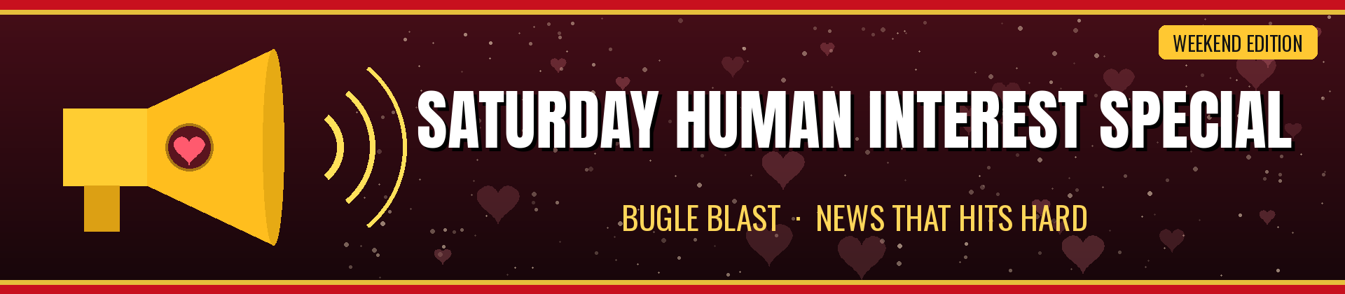 Bugle Blast — Weekend Human Interest Special